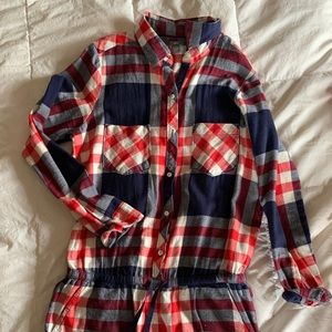 Plaid Romper